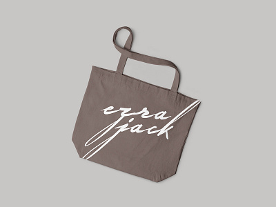 Ezra Jack art bag brand brand and identity branding clean color design graphic design icon identity logo madebyvp minimal photoshop texture type typography