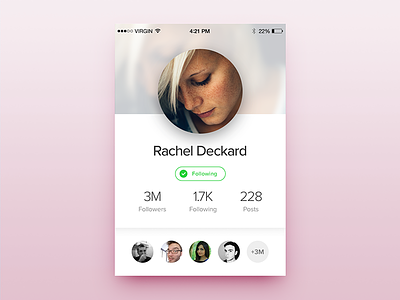 User Profile - Daily UI - #006 daily design interface profile ui user user interface user profile ux