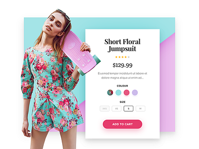 Single Product - Daily UI - #012 clothes commerce fashion interface product shop single store ui ux