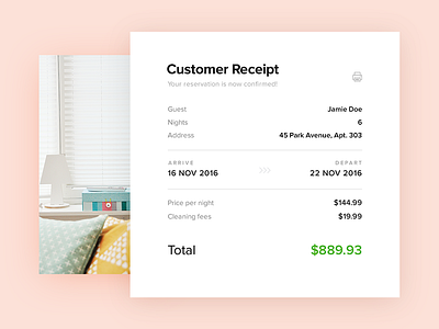 Email Receipt - Daily UI - #017