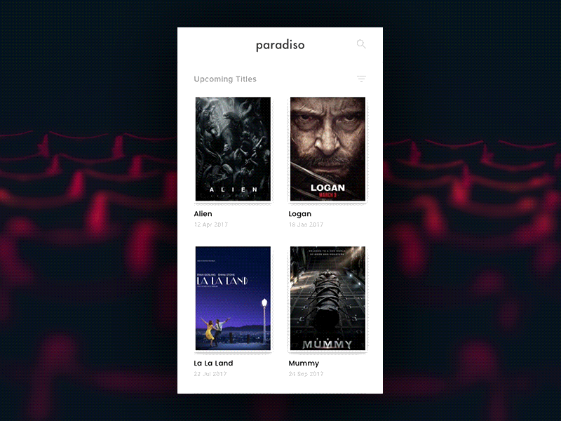 Confirm Reservation Interaction daily interaction mobile movie principle reservation ui ux