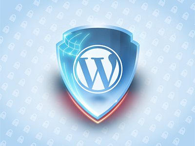 Wordpress security shield blue icon security shield wordpress