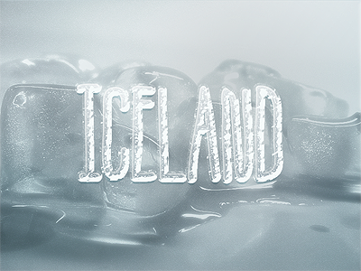 Iceland (10+ text styles PSD Freebie) free free psd freebie photoshop psd smart objects text text styles