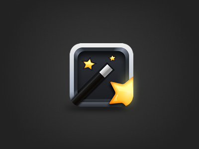 Magic icon v.2 app fireworks icon ios icon magic star