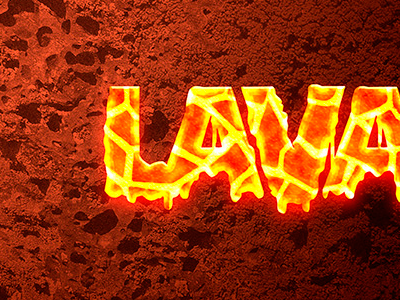 Lava text effect fire lava layer effects orange photoshop photoshop style psd red text text effect text style