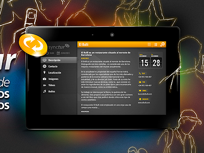 Playbook advertising advertising playbook fireworks tablet ui interface
