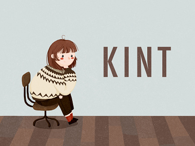 Girl4-Kint design girl illustration
