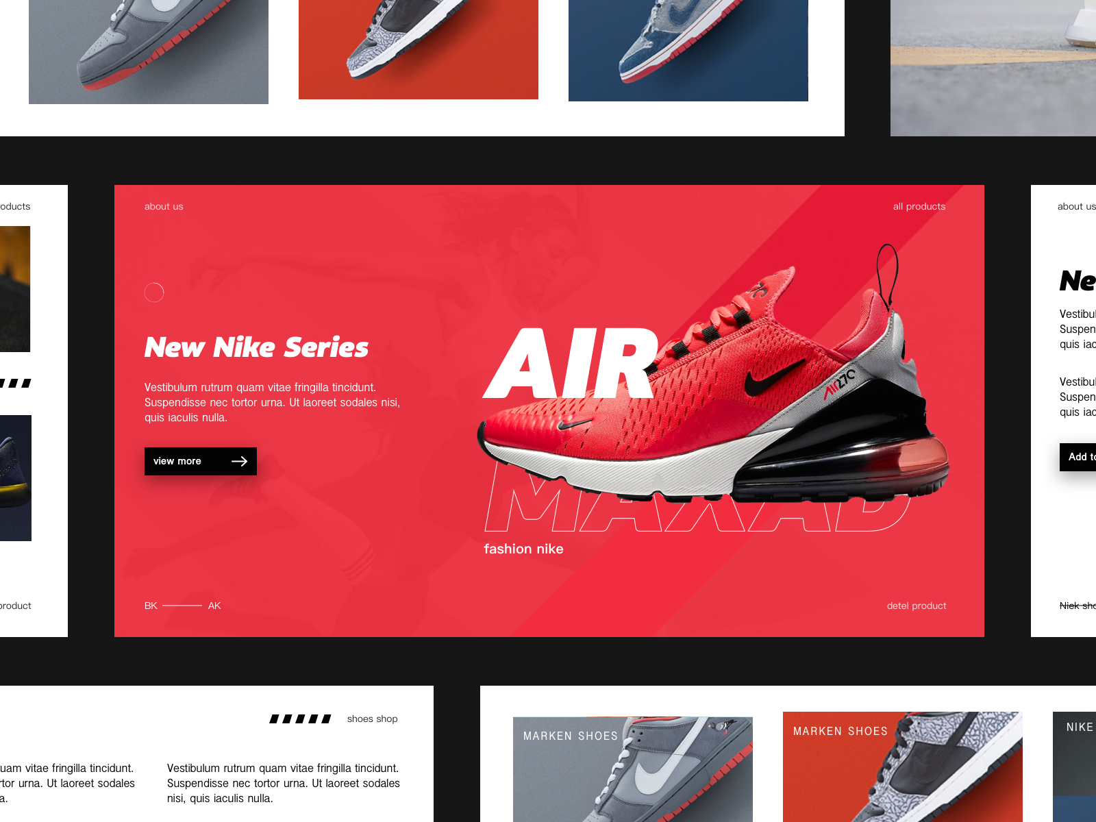 shoes shop web design by WelshBoyo on 