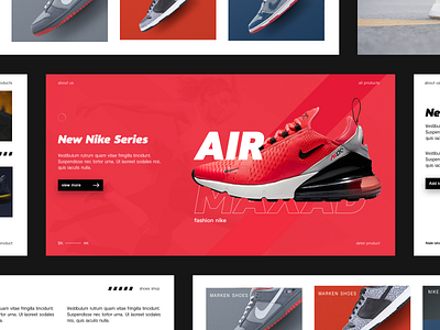 shoes shop web design