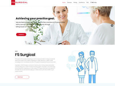 F5surgical.com Website Design