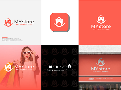 my store logo branding clean design graphic design illustration logo desainer logo shoping logo store modern logos vector