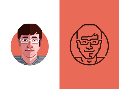 Avatar Style Test avatar flat illustration lines minimal profile selfie simple vector