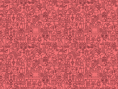 File Sharing Pattern by Fabricio Rosa Marques on Dribbble
