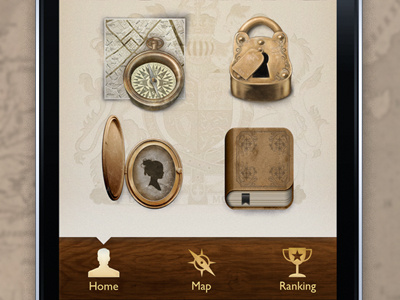 Diamond Hunter Home Screen game hui icon interface iphone treasure hunt