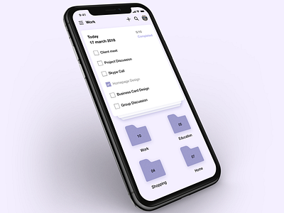 To do list app app design flat ios type typography ui ux