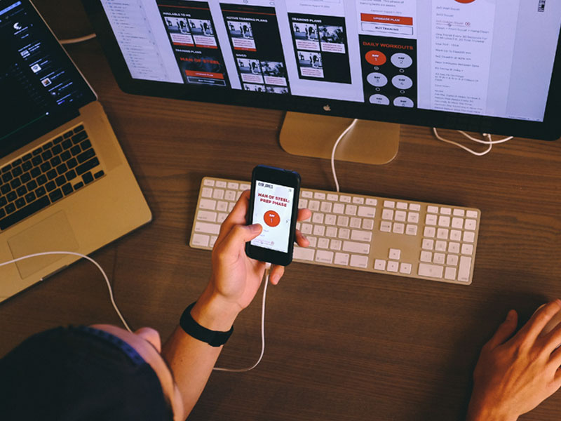 Online Gym Shot ui ux gym trainer app photo red sketch sketchapp
