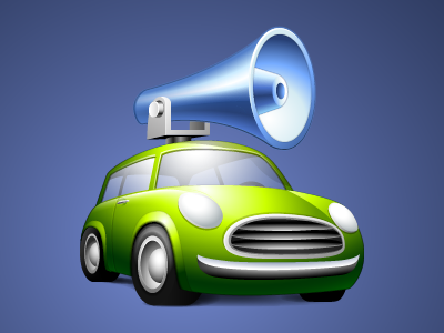 Telefir appicon car icon speaker