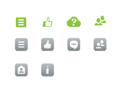 icons for new social service icons izumr toolbar