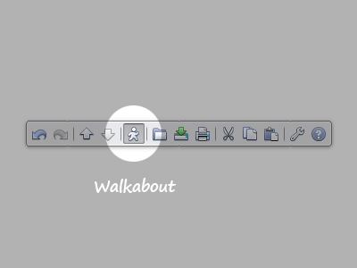 Walkabout ascon icons toolbar