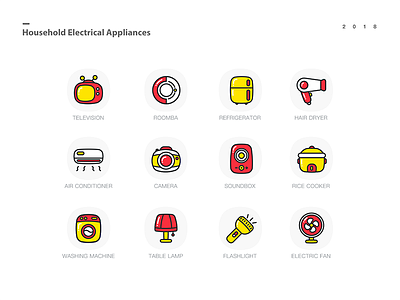 electric appliance icon icon ui