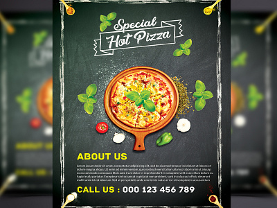 Food Flyer food flyer pizza add pizza flyer pizza poster pizza promote restaraunt flyer