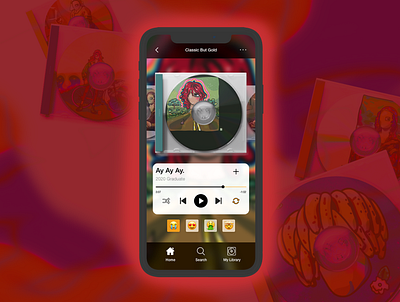 Retro Music App app branding design icon illustration melbourne music music app ui ux vector