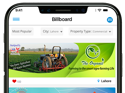 Billboard apple devices creative design logo property marketing user interface design