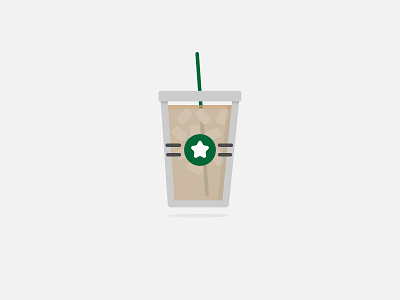 Starbucks Iced Coffee coffee iced illustration starbucks