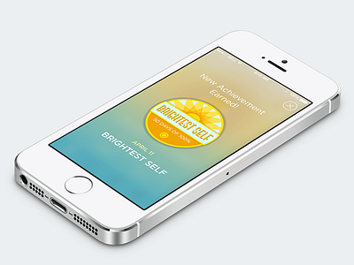 SunSprite Badge achievement award badge bright health ios light morning sunsprite ui ux wearable