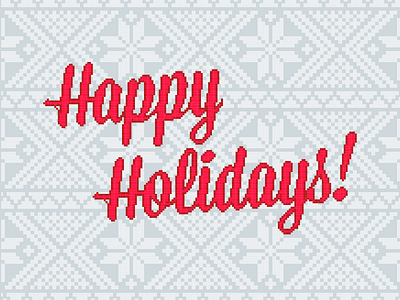 Happy Holidays! art holidays pixel pixelart