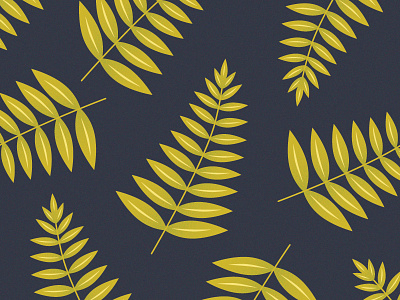 Fern chartreuse design fern illustration