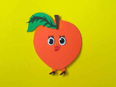 Food Allergy #1 – Priscilla Peach allergy death evil food paper papercraft peach