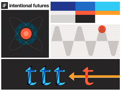 Testing some explorations agency brand illustration intentional futures style technology