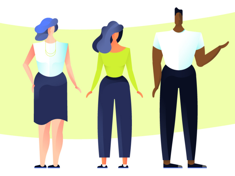 Brand Style for Drivy character woman man person cars drivy illustration brand
