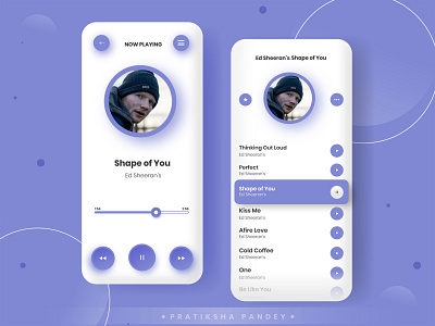 Music UI Design