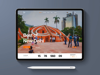 Travel Blog Web design india minimal travel ui ux