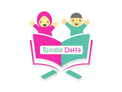 Rutaba Daffa illustrated logo illustration logo