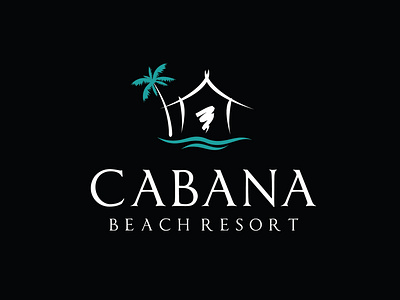 Cabana Beach Resort logo agency best design best logo brand logo branding busines clean creative design dribbble ball dribbble best shot gradient illustration minimal art re branding resort logo typography unique design vector web