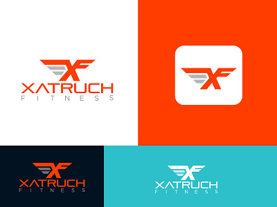 Xatruch Fitness Gym Logo agency best design brand logo branding busines clean creative design dribbble best shot gradient graphic design gym logo icon illustration logo logo design branding minimal minimal art typography unique design