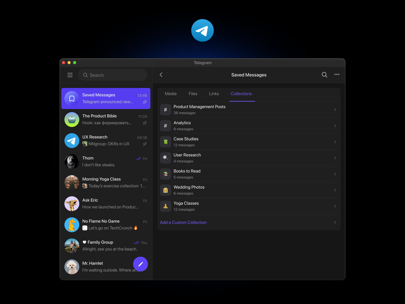 Telegram Collections - Pt.1 by Dima Vazhenin on Dribbble