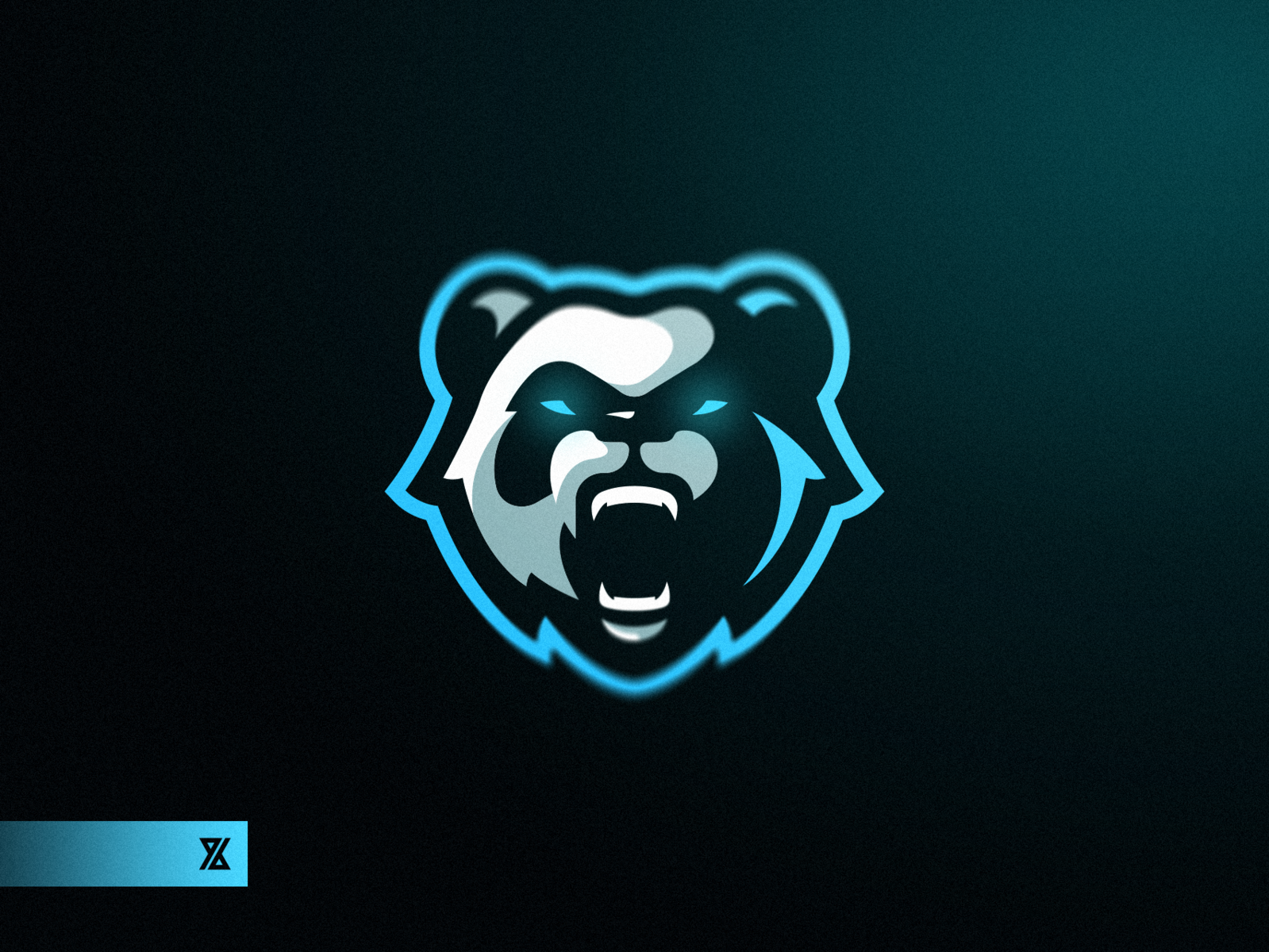 Angry Panda Mascot Logo by Bjorkli Designs on Dribbble