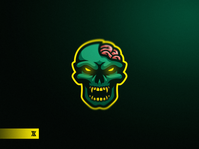 Zombie Mascot Logo by Bjorkli Designs on Dribbble