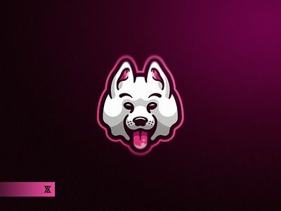 Samoyed Dog Mascot Logo art bjorklidesign branding cute design dog esport graphic illustration logo mascot mascotlogo puppy samoyed vector