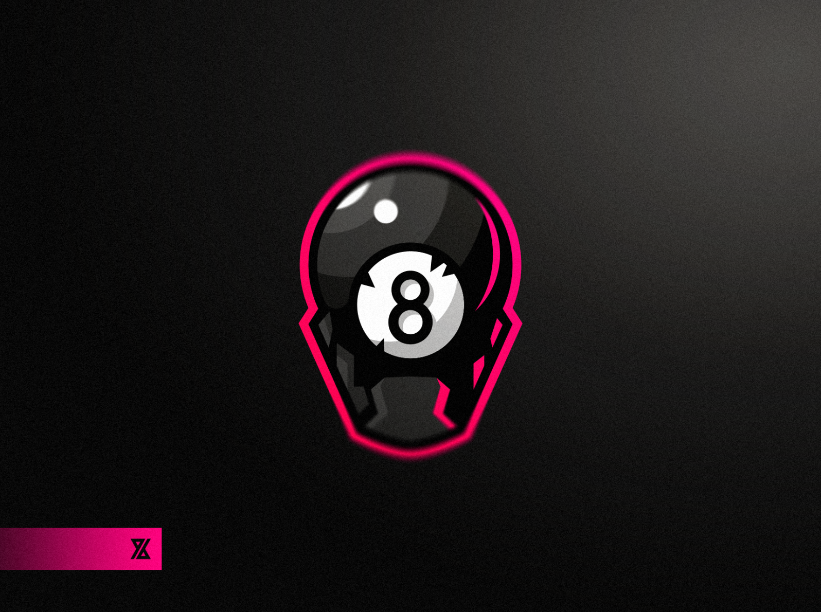 8 ball logo