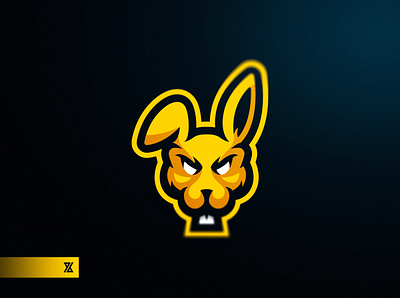 Easter Bunny Mascot Logo art bjorklidesign branding design esport graphic graphic design illustration logo mascot