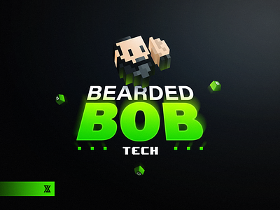 Bearded Bob Logo bearded bob ducky gaming green keyboard keycap logo tech youtube