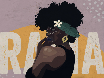Back to black african african woman cover design design egyptian illustration poster vintage