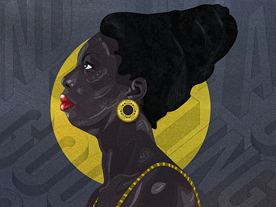 Nina Simone adobe africa art artist digital illustration nina simone