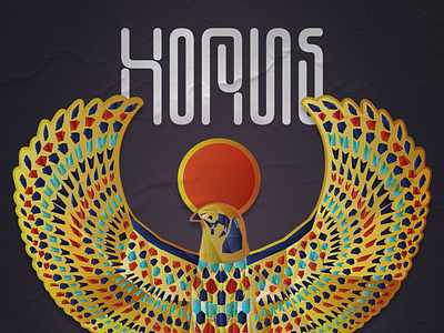 Horus art digital egypt egyptian horus lowpoly