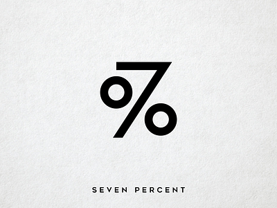 Seven Percent 7 line logo number7 seven percent